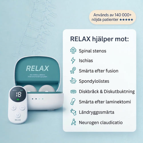 Nordivo Relax – trådlöst massagesystem för rygg och nacke